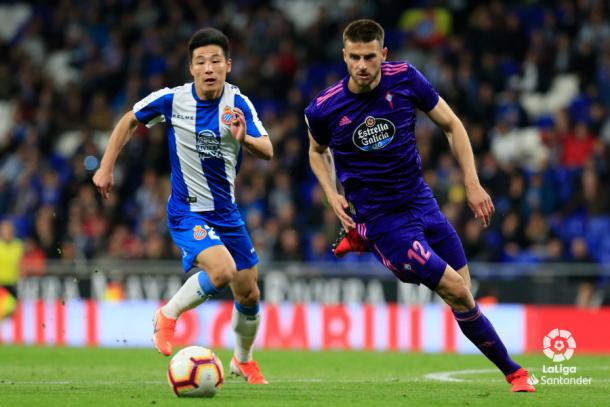 Wu Lei fue uno de los mejores pericos / Foto: Liga Santander
