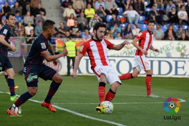 Unai López lo intentó en la primera mitad | Foto: LFP.
