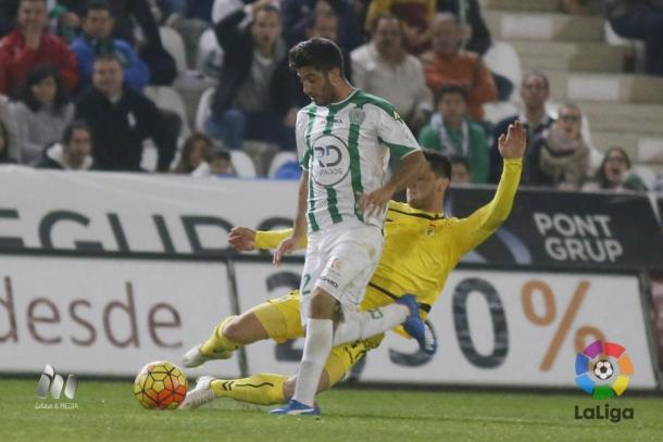 Nando, autor de uno de los dos goles en la primera vuelta | Foto: La Liga