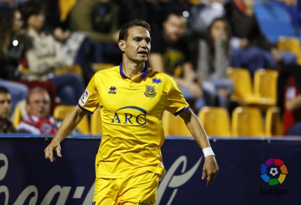 David Rodríguez, autor del gol que valió la victoria ante el Mirandés | LaLiga