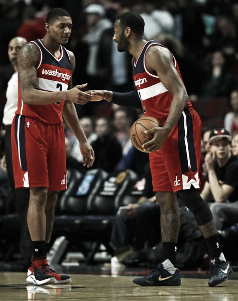 Can Wall and Beal overcome the Wizards shallow bench? Photo: Jonathan Daniel/Getty Images North America 