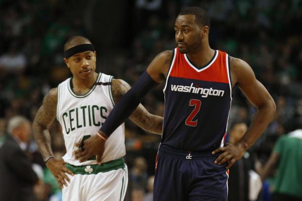 Isaiah Thomas e John Wall, autori rispettivamente di 53 e 40 punti