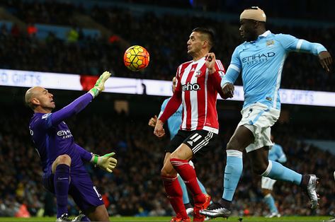 Caballero enjoyed an encouraging display with a string of fine saves against the Saints