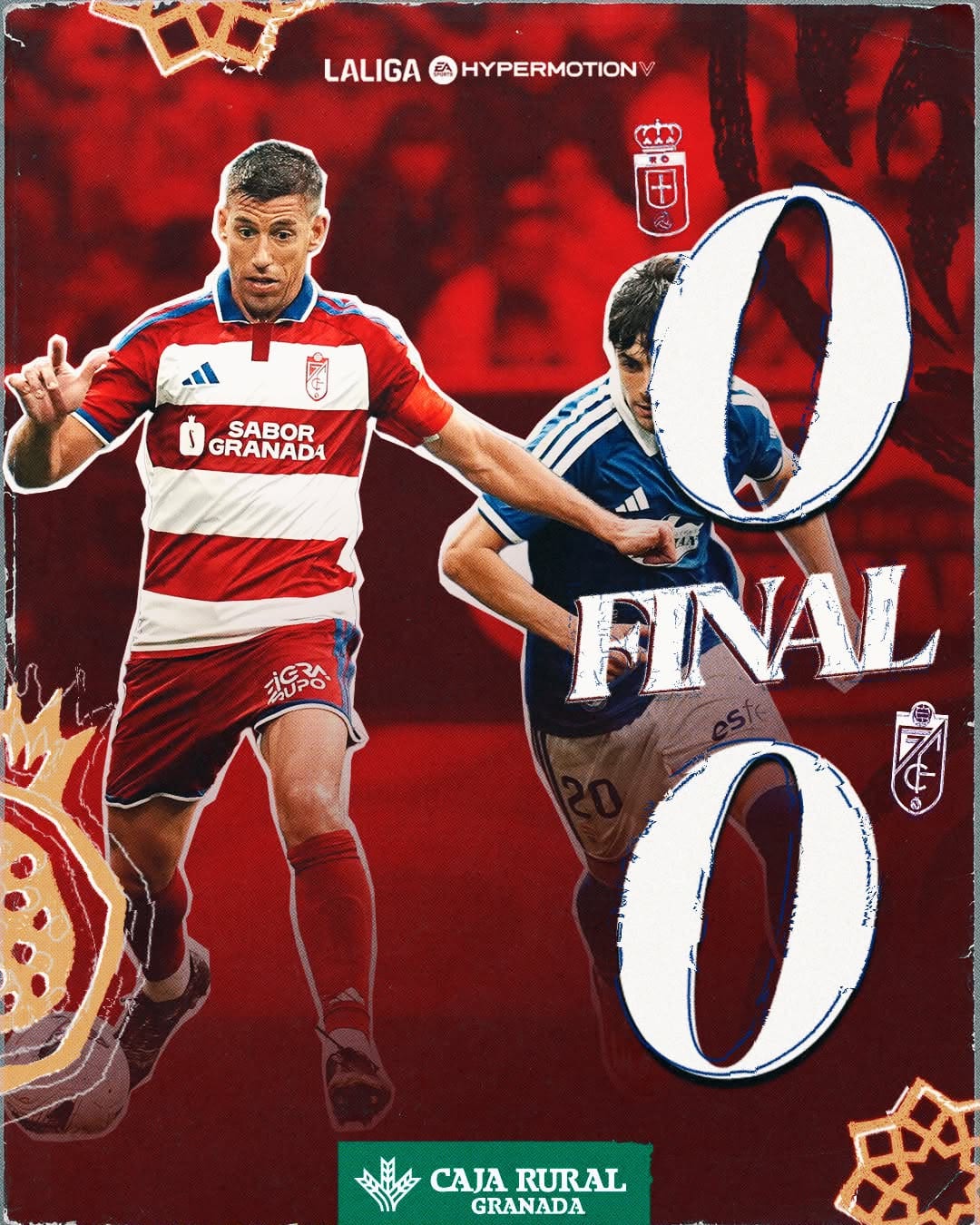 Resultado final (Fuente: X @GranadaCF )