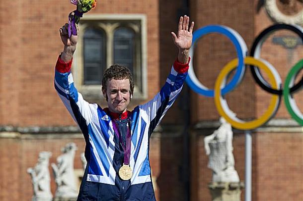 Wiggins fue el último oro olímpico en Londres | Fuente: The Sun Archivo.