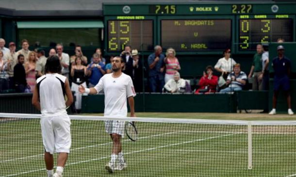 The pair's only previous meeting at a Grand Slam was at Wimbledon in 2006 (Photo: Getty Images/Clive Brunskill)