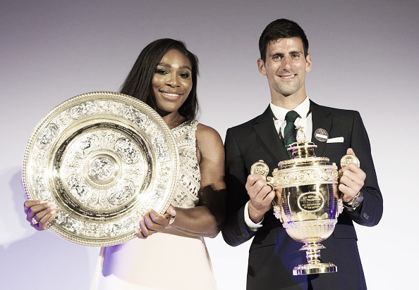 Serena Williams and Novak Djokovic will not earn as much as they once expected should they win at Wimbledon. (Photo: Getty Images)