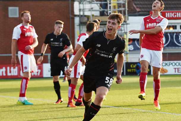 16-year-old Ben Woodburn was on the scoresheet against Fleetwood (photo: Getty Images)