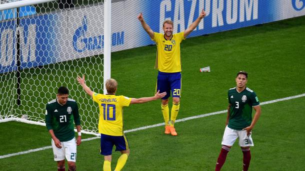 Sweden were in rampant form against Mexico | Source: Getty Images via FIFA.com