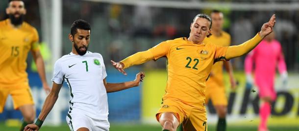Arabia Saudí vs Australia. Fuente: Fifa.com