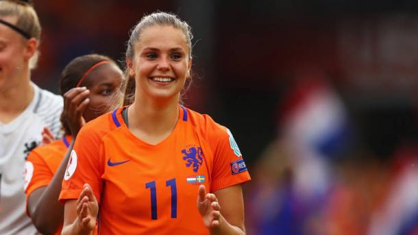 Lieke Martens was deservedly named the best player in the women's game this year | Source: nos.nl