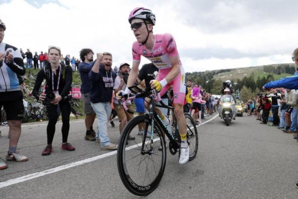 Kruijwijk estuvo a punto de llevarse el Giro | Fuente: Yuzuru