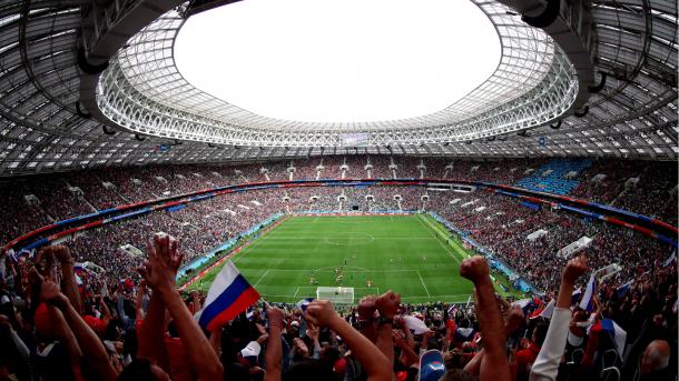 Ambientazo en el Luzhniki Stadium. Fuente. Fifa.com