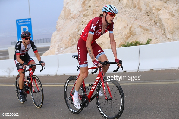 Zakarin luchó hasta el final con Rui Costa por la etapa reina del Tour de Abu Dhabi | Foto: Getty Images