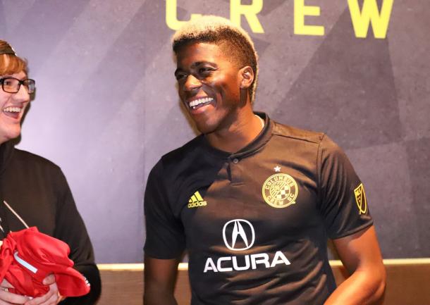 Gyasi Zardes es la apuesta Black and Yellow para la temporada 2018 // Imagen: Columbus Crew SC