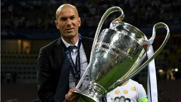 Zidane con la Undécima. Foto: Getty Images