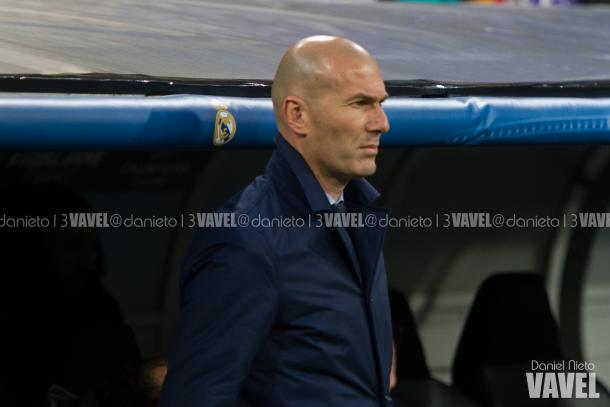 Zinedine Zidane entrenando al Real Madrid | Foto: Daniel Nieto (VAVEL)