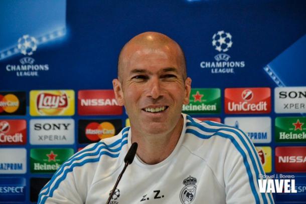 Zidane ainda não pôde contar com todo o elenco