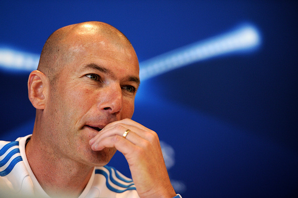 Zinedine Zidane attends a press conference for the Champions League Final | Photo: Denis Doyle/Getty Images