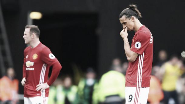 The Zlatan-Rooney partnership is not working. Photo: Sky Sports