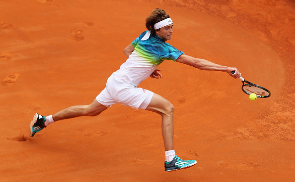 Zverev broke back after trailing early in the second set (Photo: Getty Images/Matthew Lewis)