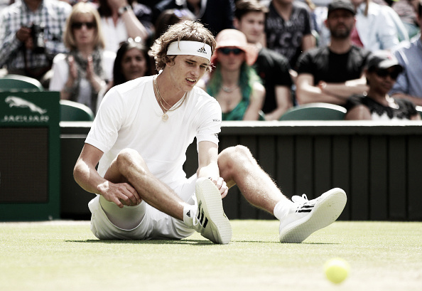 Alexander Zverev found himself unable to topple Tomas Berdych at the 2016 Wimbledon stakes. (Photo: Getty Images)