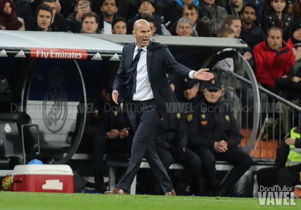 Zidane en el partido de la temporada 2015/16. | FOTO: Dani Mullor - VAVEL