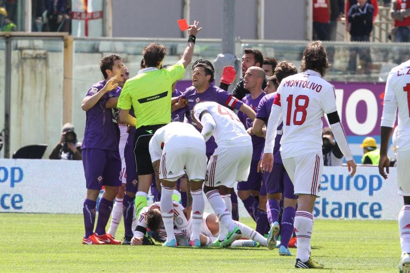 Fiorentina - Milan, pari con polemiche