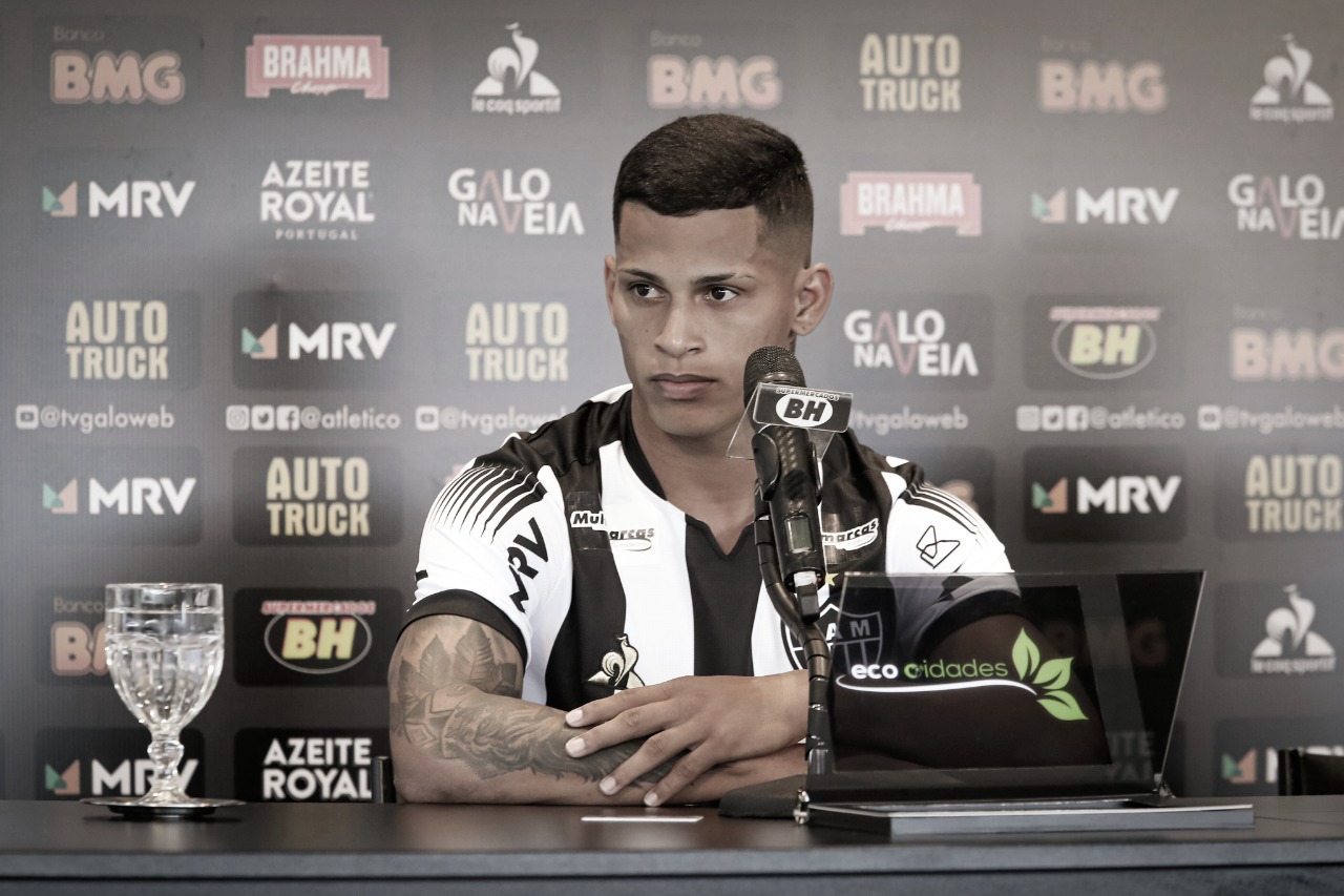Com meta de chegar à Seleção, lateral Maílton é apresentado no Atlético-MG
