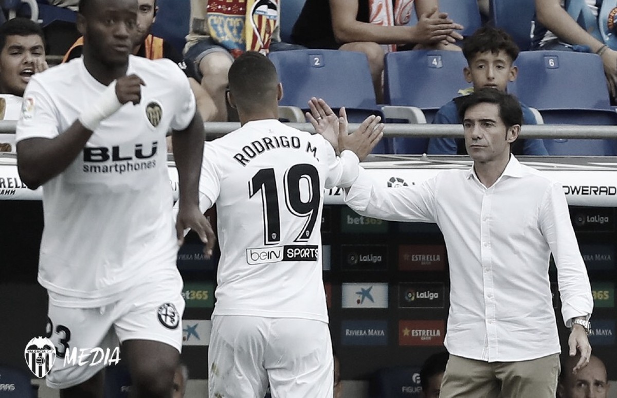 Marcelino admite superioridade do Espanyol em derrota do Valencia: "Vitória foi justa" Marcelino admite superioridade do Espanyol em derrota do Valencia: "Vitória foi justa"