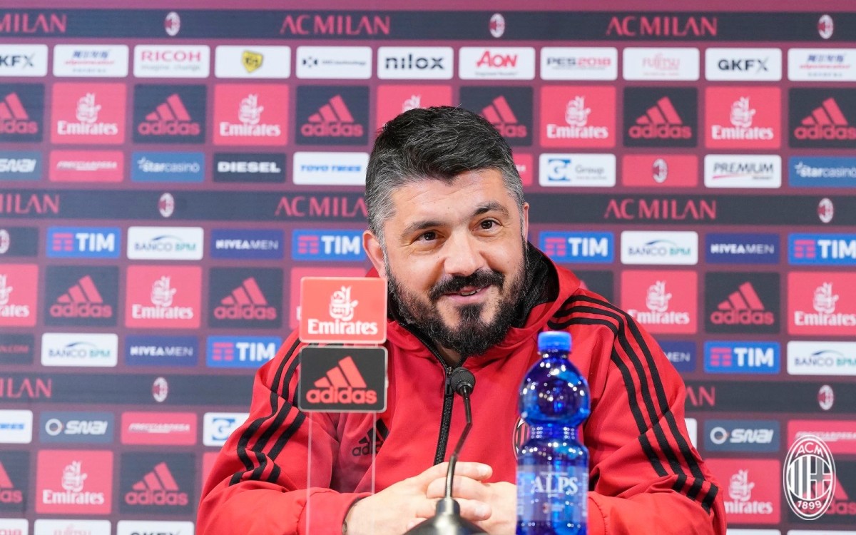 Gattuso verso il Genoa: “Niente alibi, la squadra ha reagito bene dopo l’Arsenal”