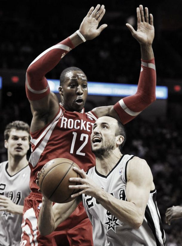 Ginóbili se destacó para que los Spurs superen a los Rockets
