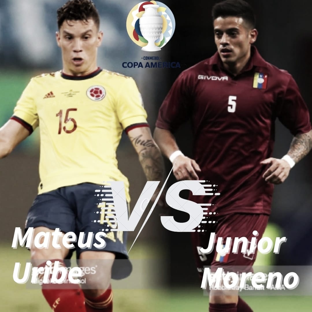 Cara a cara: Mateus Uribe vs Junior Moreno