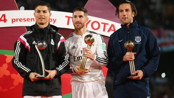 Ramos y Ronaldo, Balones de Oro y Plata del Mundial de Clubes