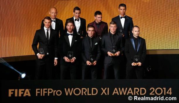 Cristiano, Sergio Ramos y Kroos en el XI ideal de la FIFA