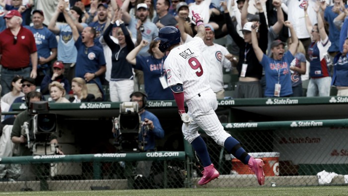 Javier Baez blasts a walk-off homer, lifts Chicago Cubs to 4-3 Victory