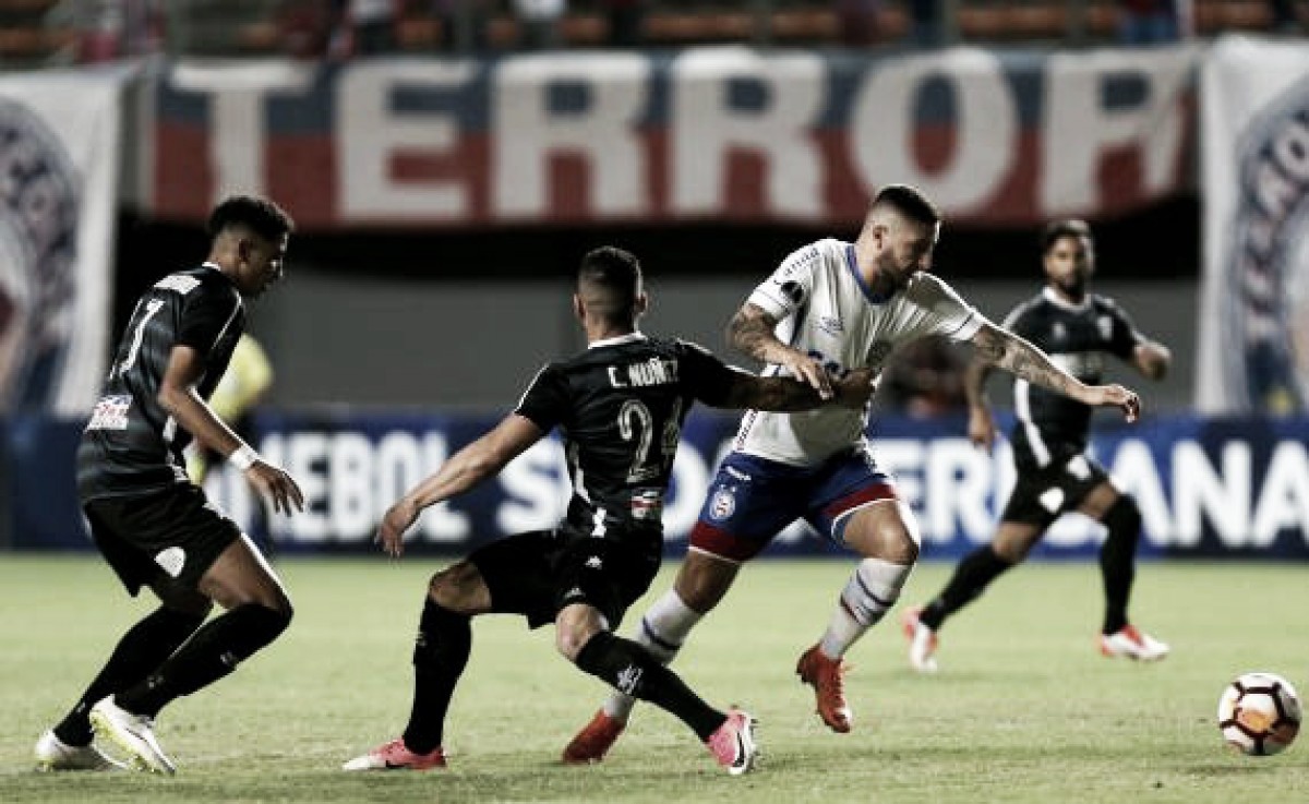 Bahia segura empate com Cerro no Uruguai e se classifica na Sul-Americana