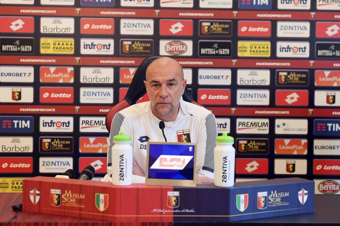 Genoa - Ballardini: "Cresciuti dal punto di vista del gioco, il Frosinone ce la metterà tutta"