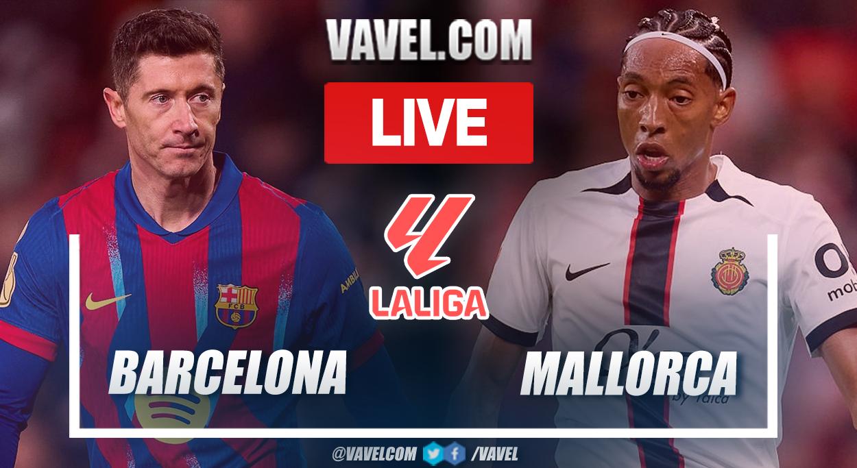 Goals and Highlight Barcelona 3-0 Mallorca in LaLiga