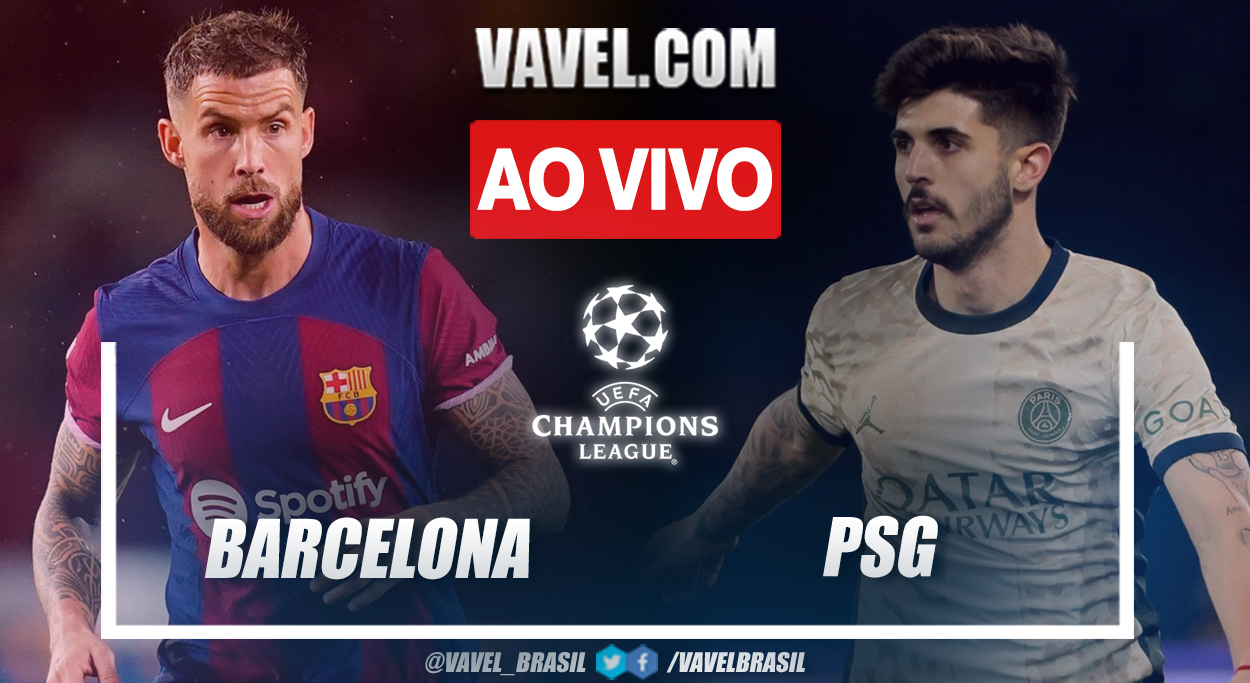 Gols e melhores momentos para Barcelona 1x4 PSG pela Champions League