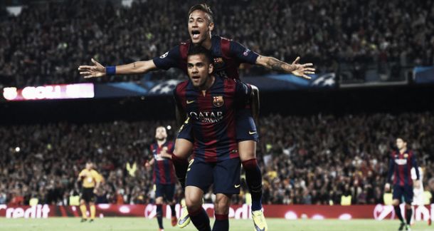 Barcelona 2-0 PSG: Neymar double sends Barcelona into semi-finals