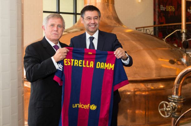 Barça y Estrella Damm amplían su acuerdo hasta el 2018