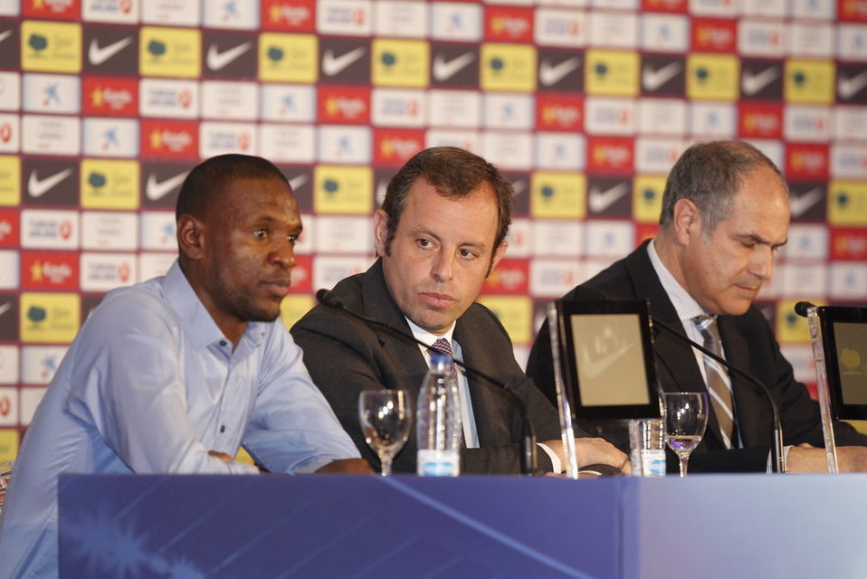 Abidal saluta il Barça