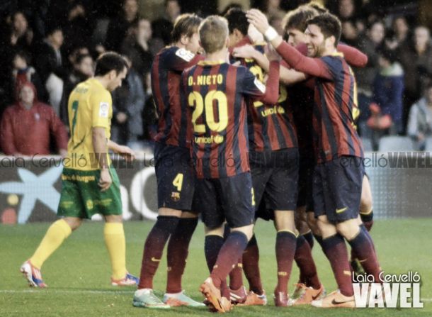 El Mirandés frena la inspiración del Barça B