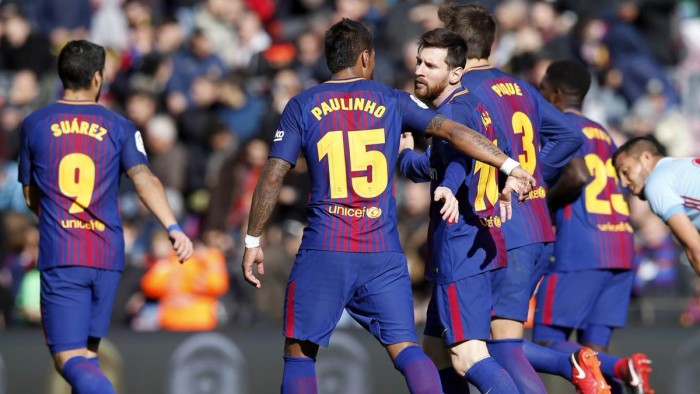 Liga Spagnola - Messi e Suarez non bastano, il Barcellona frena ancora: è 2-2 contro il Celta Vigo