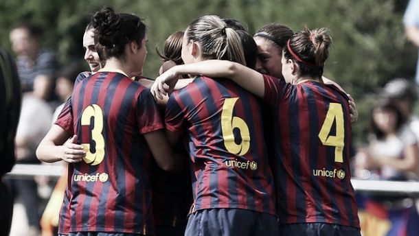 Resultado Barcelona - Brondby en Champions League Femenina 2014 (0-0)