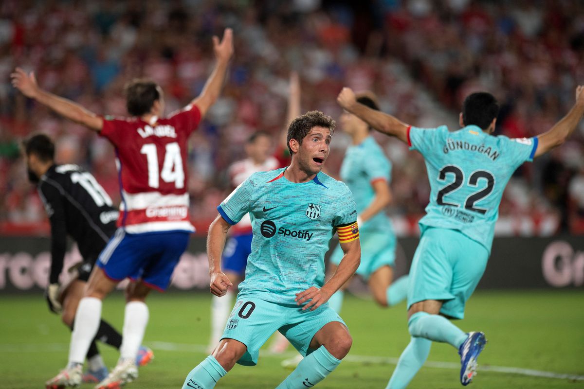 Goles y resumen del Barcelona 3-3 Granada en LaLiga 2023