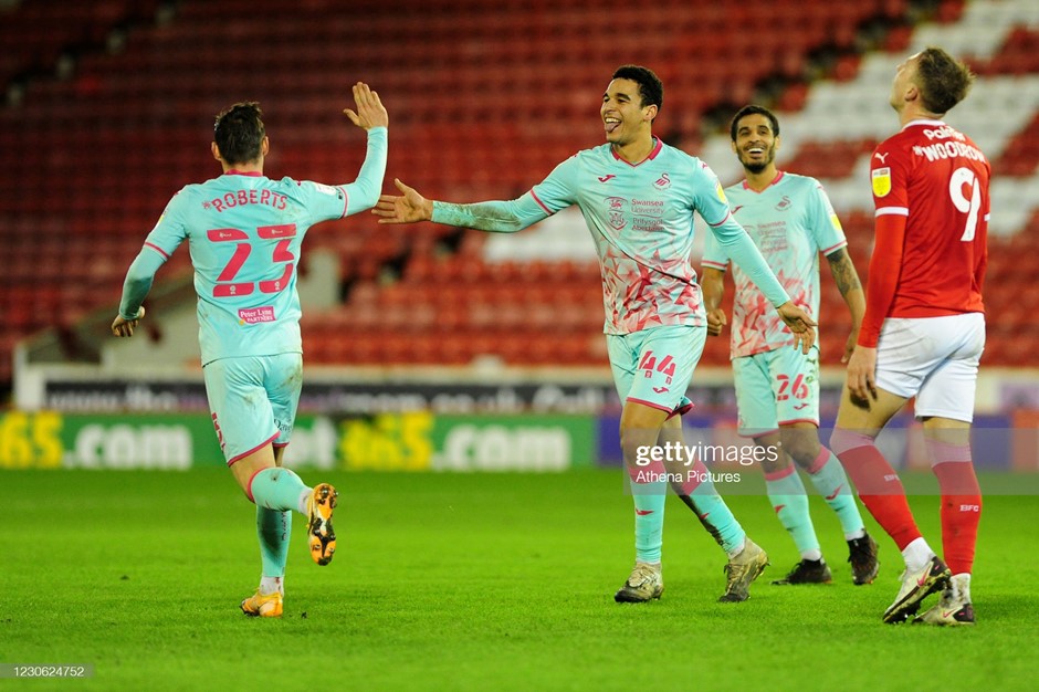 Barnsley 0-2 Swansea City: Clinical Swans keep pace with leaders