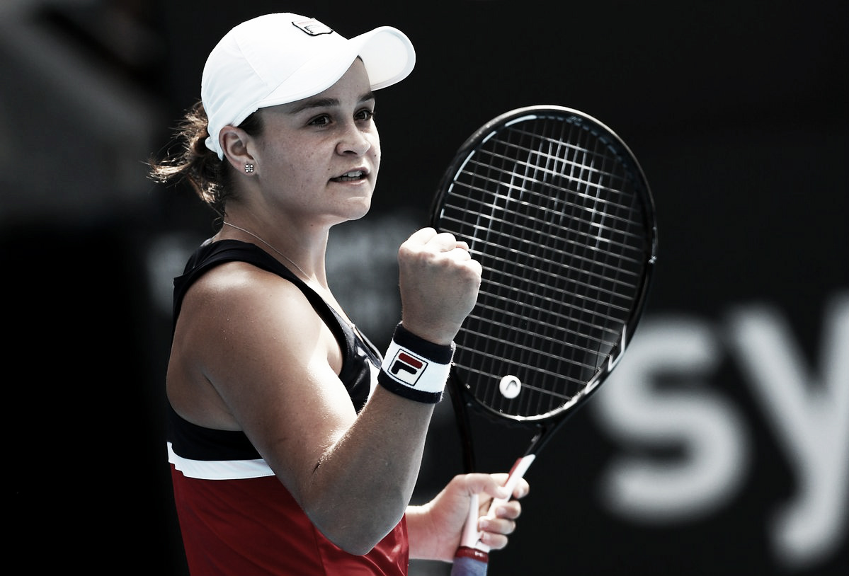 Estreando na temporada, Halep cai para Barty em Sydney Estreando na temporada, Halep cai para Barty em Sydney