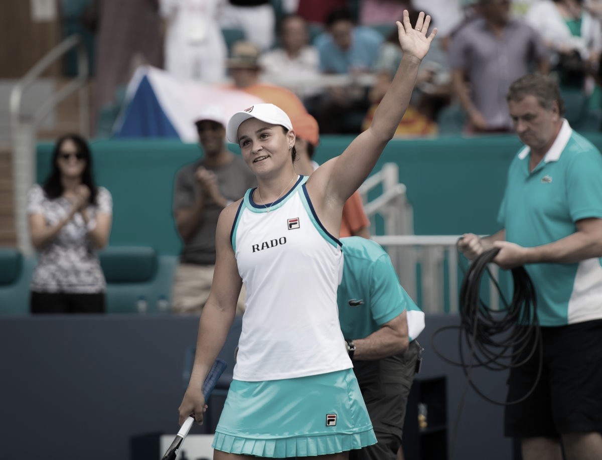 Barty faz exibição perfeita, supera Pliskova e fica com título de Miami Barty faz exibição perfeita, supera Pliskova e fica com título de Miami
